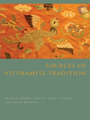 cover image of Sources of Vietnamese Tradition